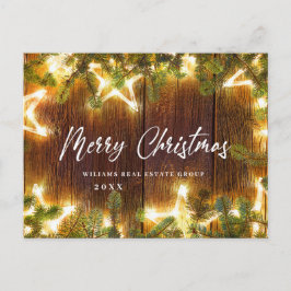 Retro jul Helgdag Corporate Hälsning Vykort