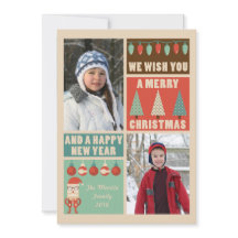 Retro-jul, Helgdag-fotokort