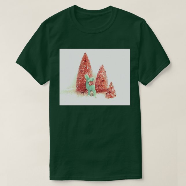 Retro-jul-Hjort Tee (Design framsida)