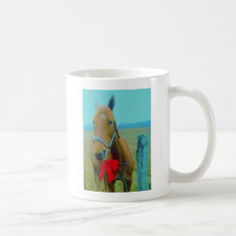 retro jul Horse Kaffemugg