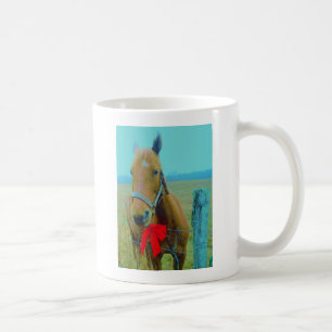 retro jul Horse Kaffemugg