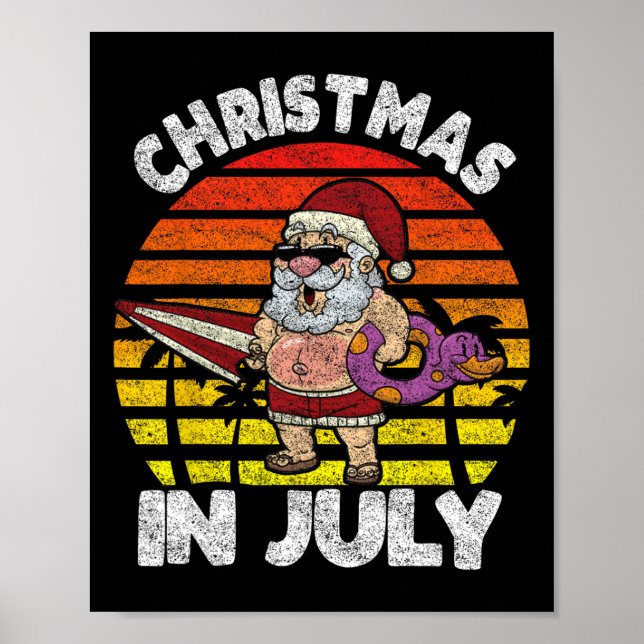 Retro jul i juli  poster (Framsidan)