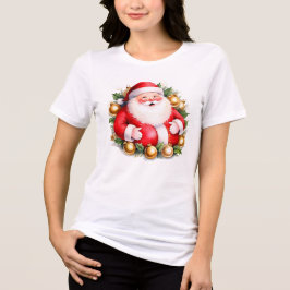 Retro jul Jultomten God jul Santa T Shirt