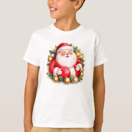 Retro jul Jultomten God jul Santa T Shirt