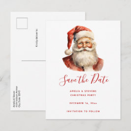 Retro jul Jultomten Meddelande Vykort