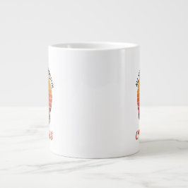 Retro jul jumbo mugg
