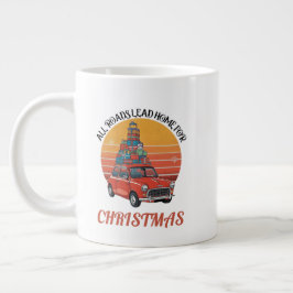 Retro jul jumbo mugg