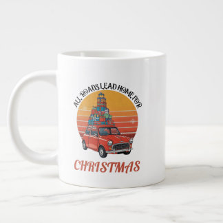 Retro jul jumbo mugg