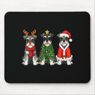 Retro jul miniatyr Schnauzer tomte ren Musmatta