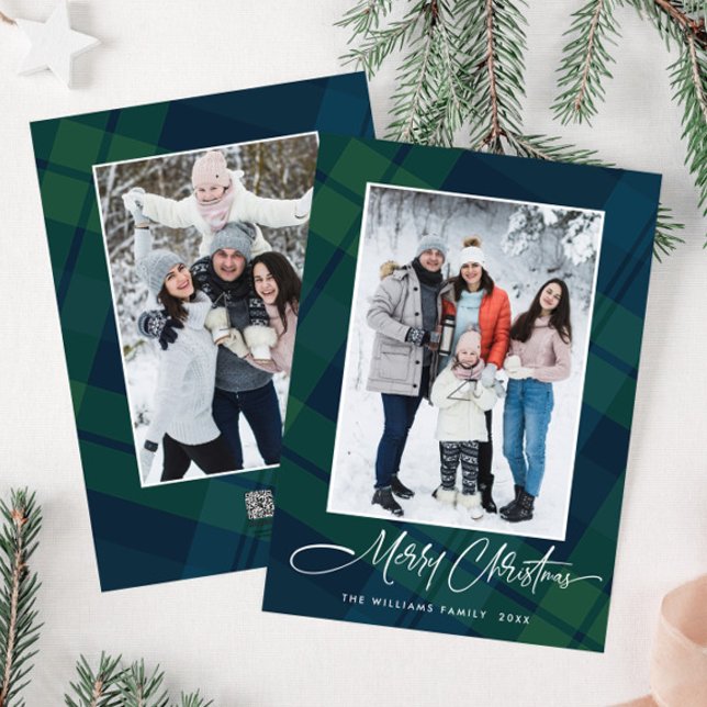 Retro jul Play 2 Photo Hälsning Julkort (Skapare uppladdad)