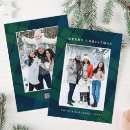 Retro jul Play 2 Photo Hälsning Julkort