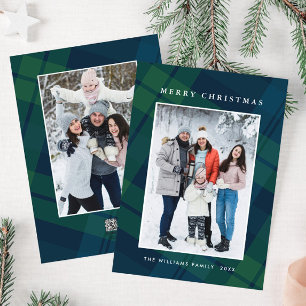 Retro jul Play 2 Photo Hälsning Julkort