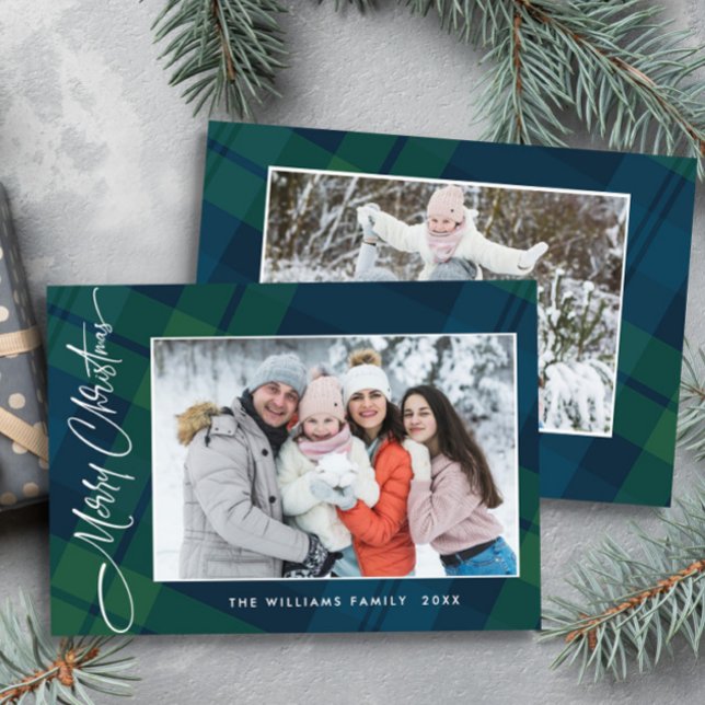 Retro jul Play 2 Photo Hälsning Julkort (Skapare uppladdad)