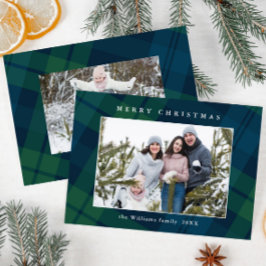 Retro jul Play 2 Photo Hälsning Julkort