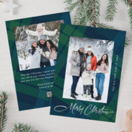 Retro jul Play 2 Photo Hälsning Julkort