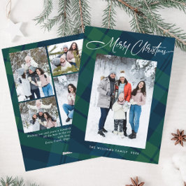 Retro jul Play 5 Photo Hälsning Julkort