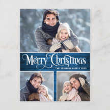 Retro-jul Rustic 3 PHOTO Hälsning Helgdag