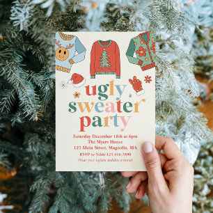 Retro Jul Ugly Sweater Fest Inbjudan