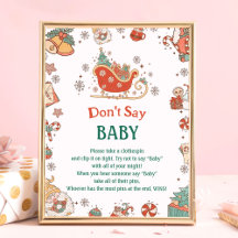 Retro-julen "Säg inte Baby", babykläder