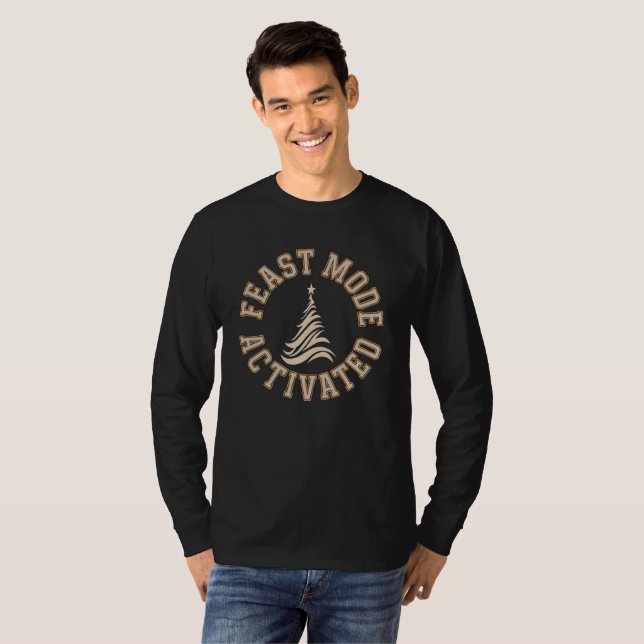 Retro julenergi t shirt (Hel framsida)