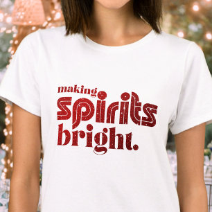 Retro-julet T-Shirt - Skapar starkt sprit
