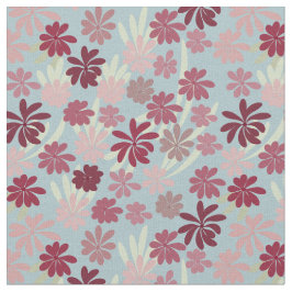 Retro-julets Blommigt Tyg