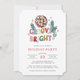 Retro-Julfest Inbjudningar