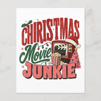 Retro julfilmsjunkie flygblad