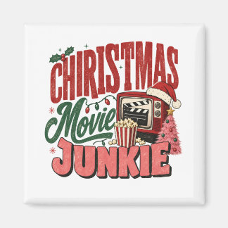 Retro julfilmsjunkie magnet