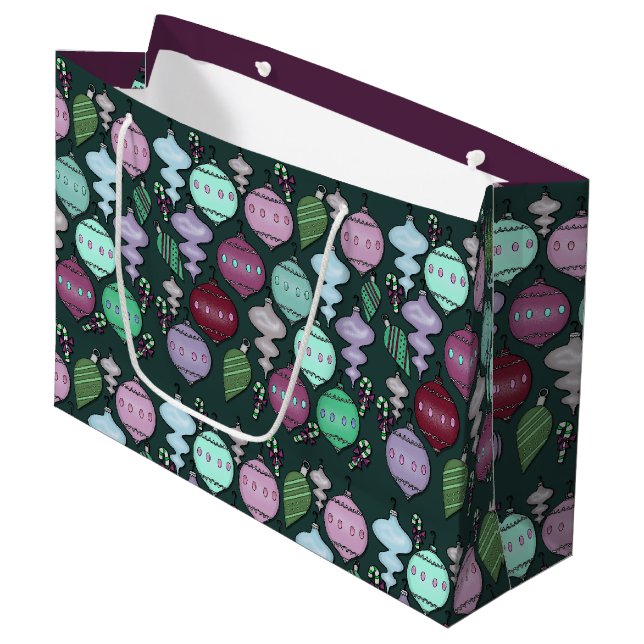 Retro-julfritid - Coola Pastellkrita på Gräs (Framsidan Vinklad)