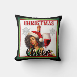 Retro Julglädje Pinup Kudde