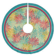 Retro julglitterPomPoms (tropiska färger)