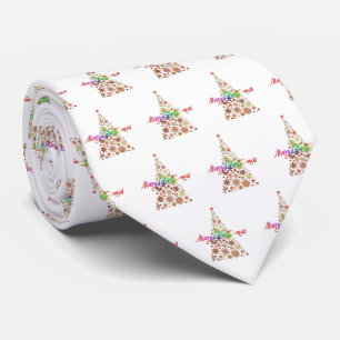 Retro Julgran Manar räcktie Slips
