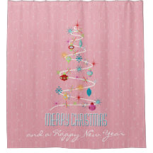 Retro Julgran Rosa jul