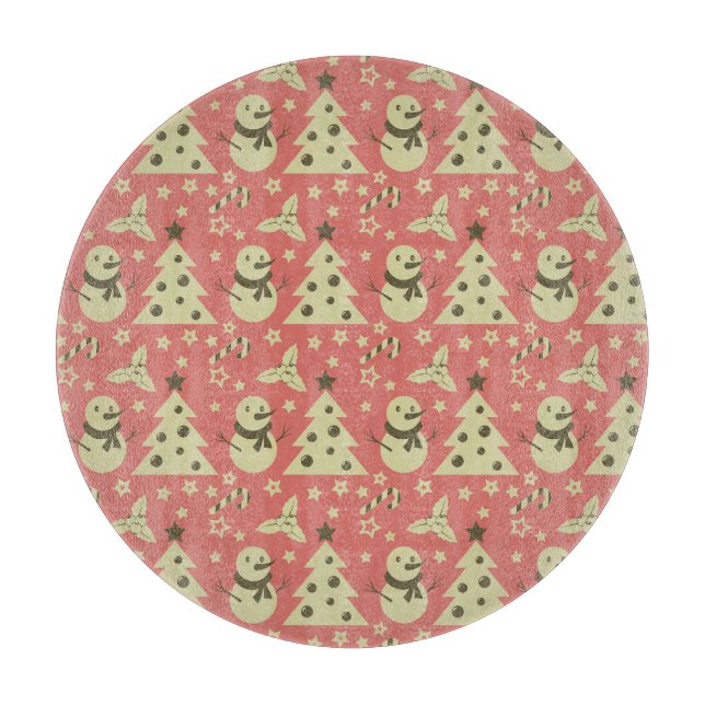 Retro Julgranar-stenbergsstjärna candy cane (Framsidan)