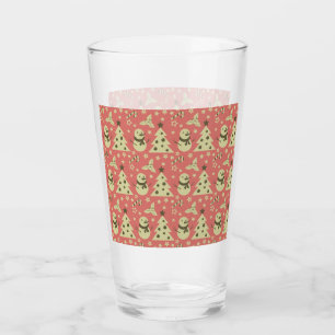 Retro Julgranar-stenbergsstjärna candy cane Glaskopp