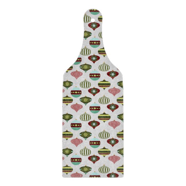 Retro julgranprydnadar för vit (Framsidan)