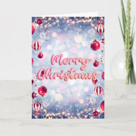 Retro julhälsningskort kort