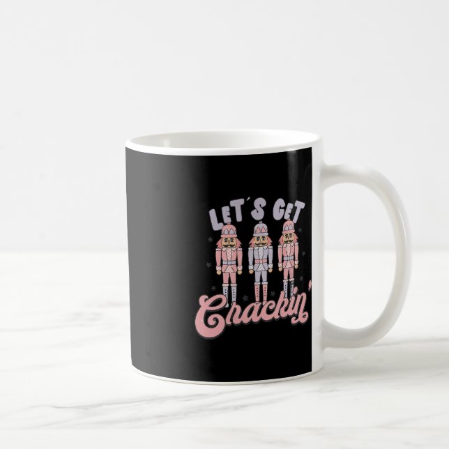 Retro-julklapp - få krackade nutcrackers Vinta Kaffemugg (Höger)