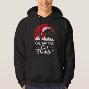 Retro-julklapp med jul Necklace Ljus Hoodie