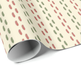 Retro-julklappning i Grönt Red Cream Presentpapper