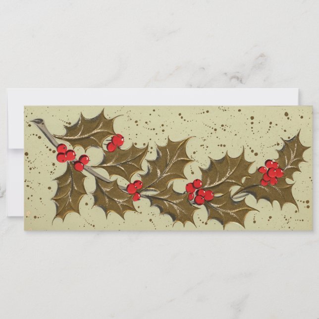 Retro-julkort för 1950-talet julkort (Framsida)