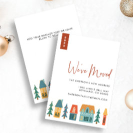 Retro Julkort för Nya Hemmet