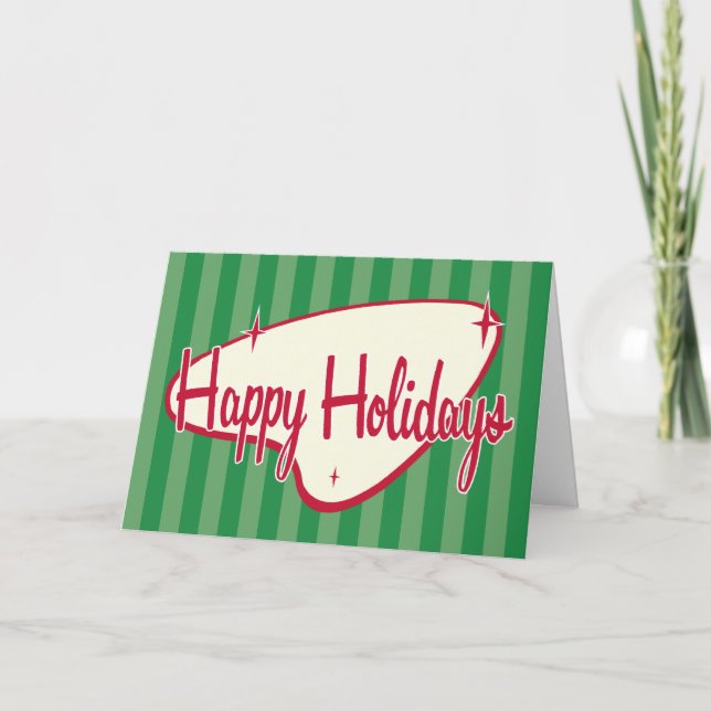 Retro-julkort Helgkort (Framsida)