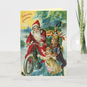 Retro julkort helgkort