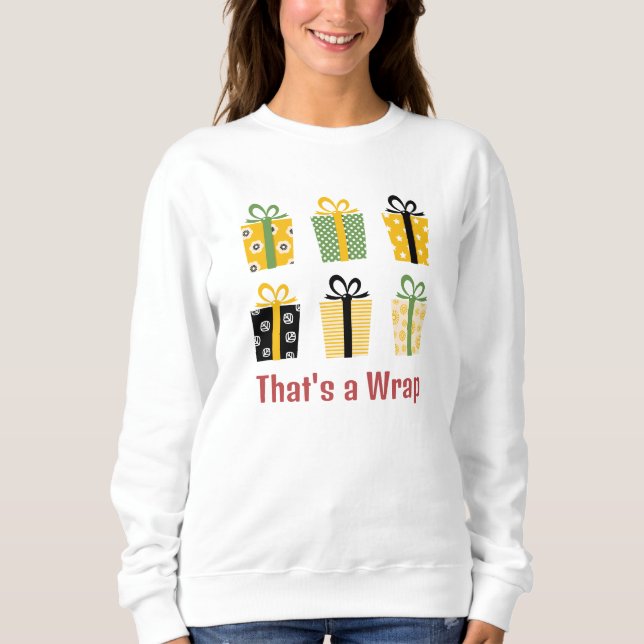 Retro julpresent i personlig stil Anpassningsbara  T Shirt (Framsida)