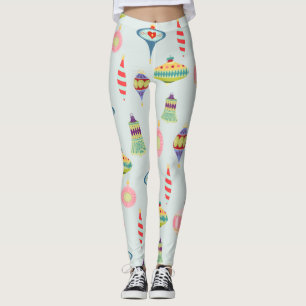 Retro-julprydnader   Modern i mitten av århundrade Leggings