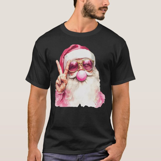 Retro jultomte Bubble T shirt (Framsida)