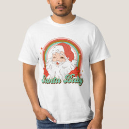 Retro jultomten Baby Groovy jul Vintag T Shirt