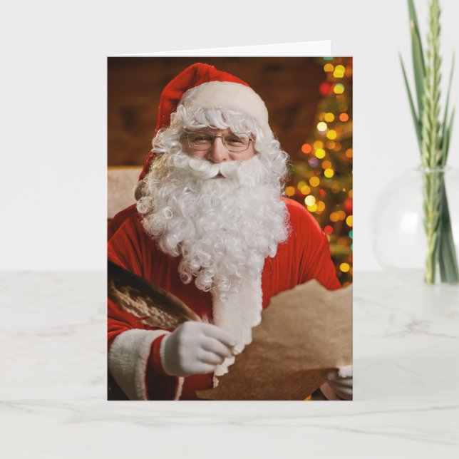 Retro Jultomten God jul Helgdag-kort Helgkort (Framsida)